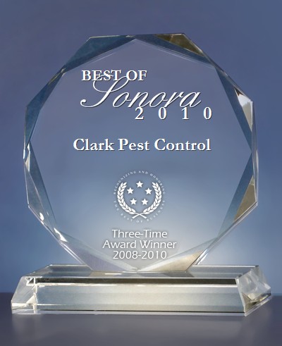 Clark Pest Control voted best weed control in Sonora, CA.