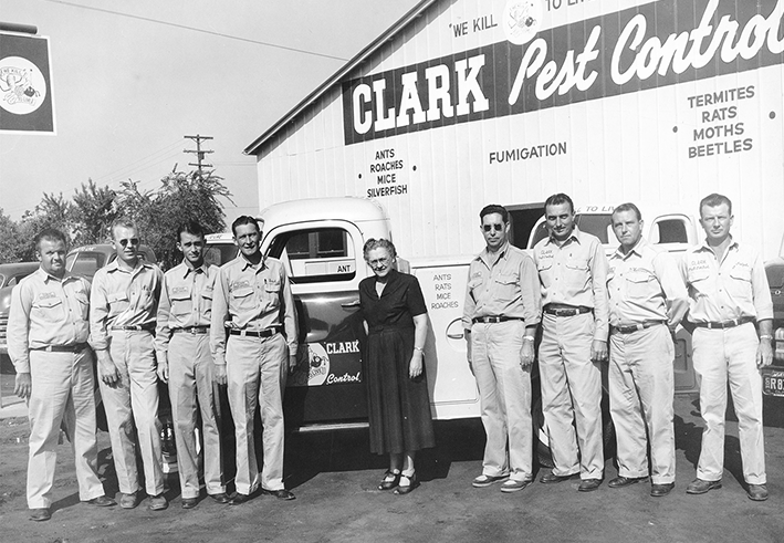Clark employees from the 1950's