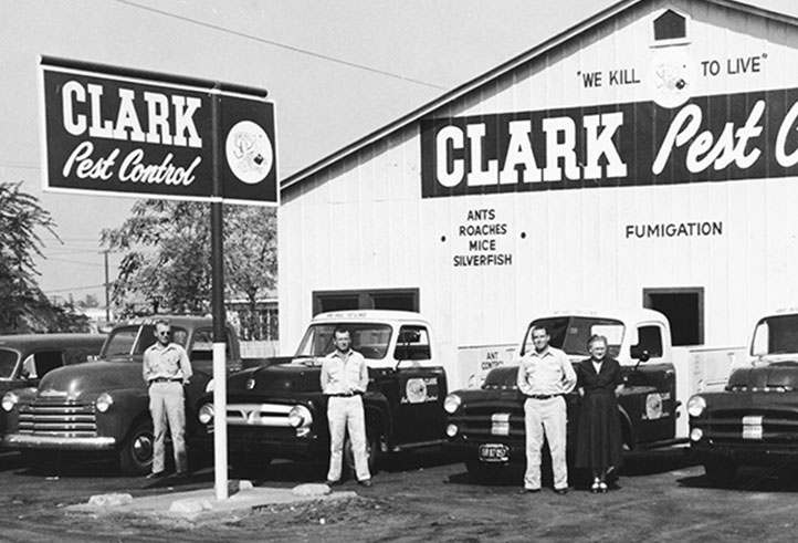 Historic original Clark Pest Control office