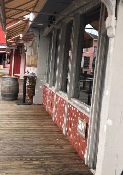 Termite damage to siding